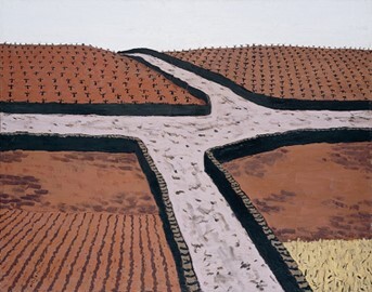Cruce de caminos. Viñas