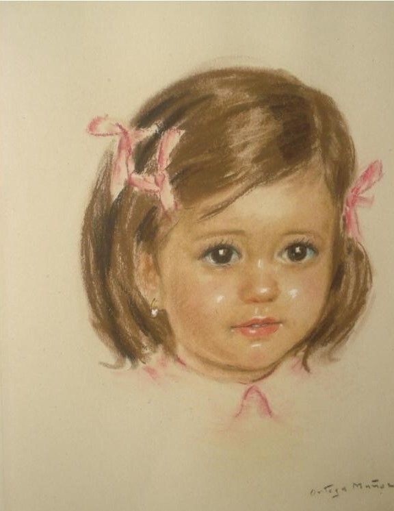 Retrato de Malili, sobrina del artista